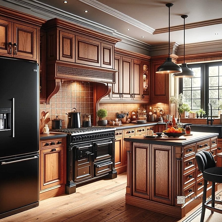 Add Warm Wood Tones for Balance