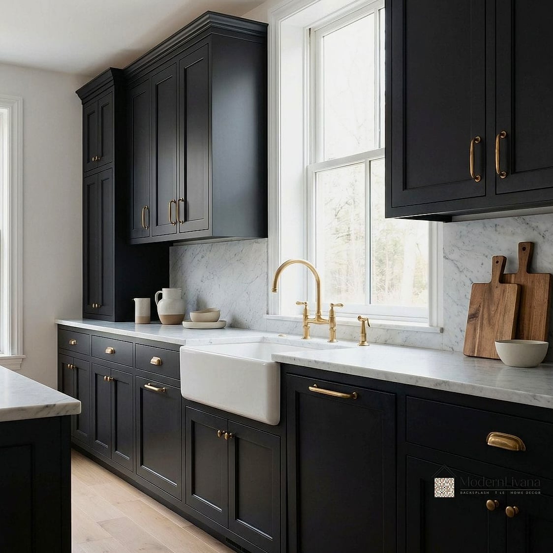 Antique Brass Pulls for an Old-World Feel