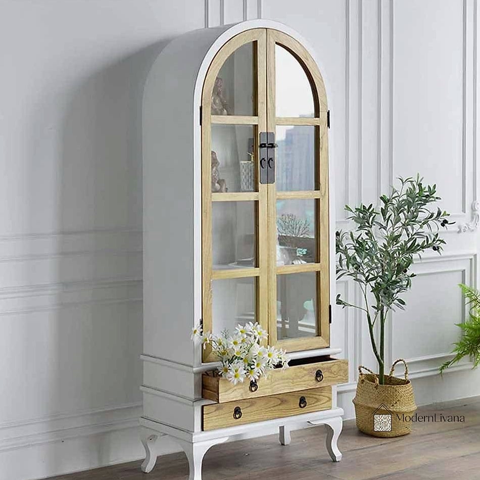 Arched Cabinet Doors for a Softer Look