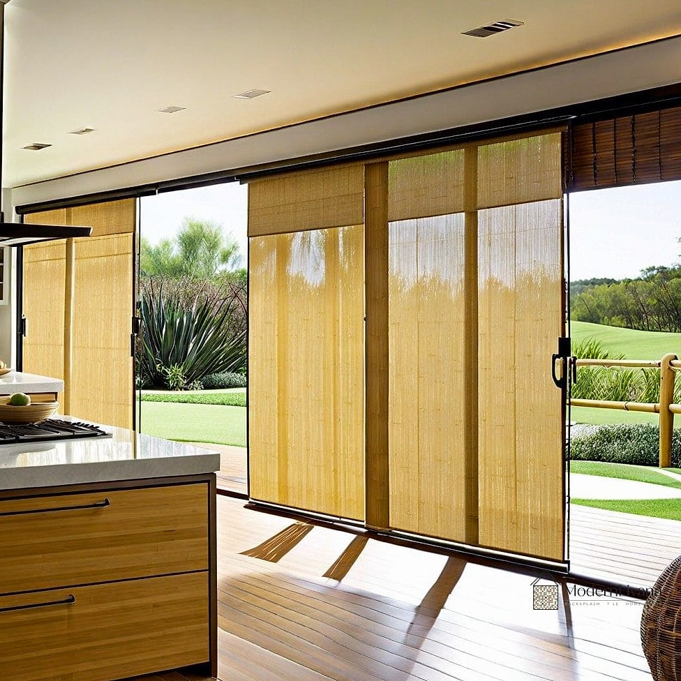 Bamboo Roller Shades