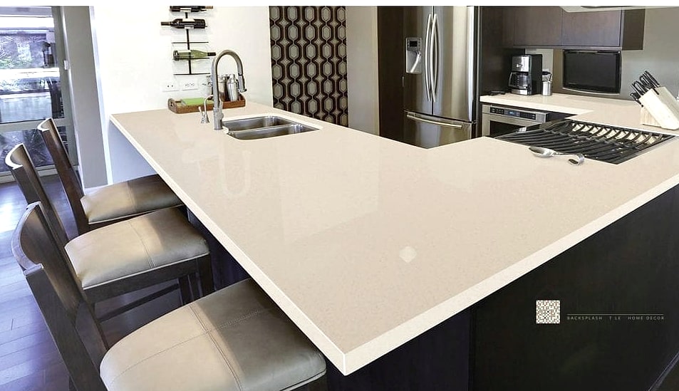 23 Beige Kitchen Ideas That Work in Any Size Home 6 Beige Quartz Countertops with Subtle Veining