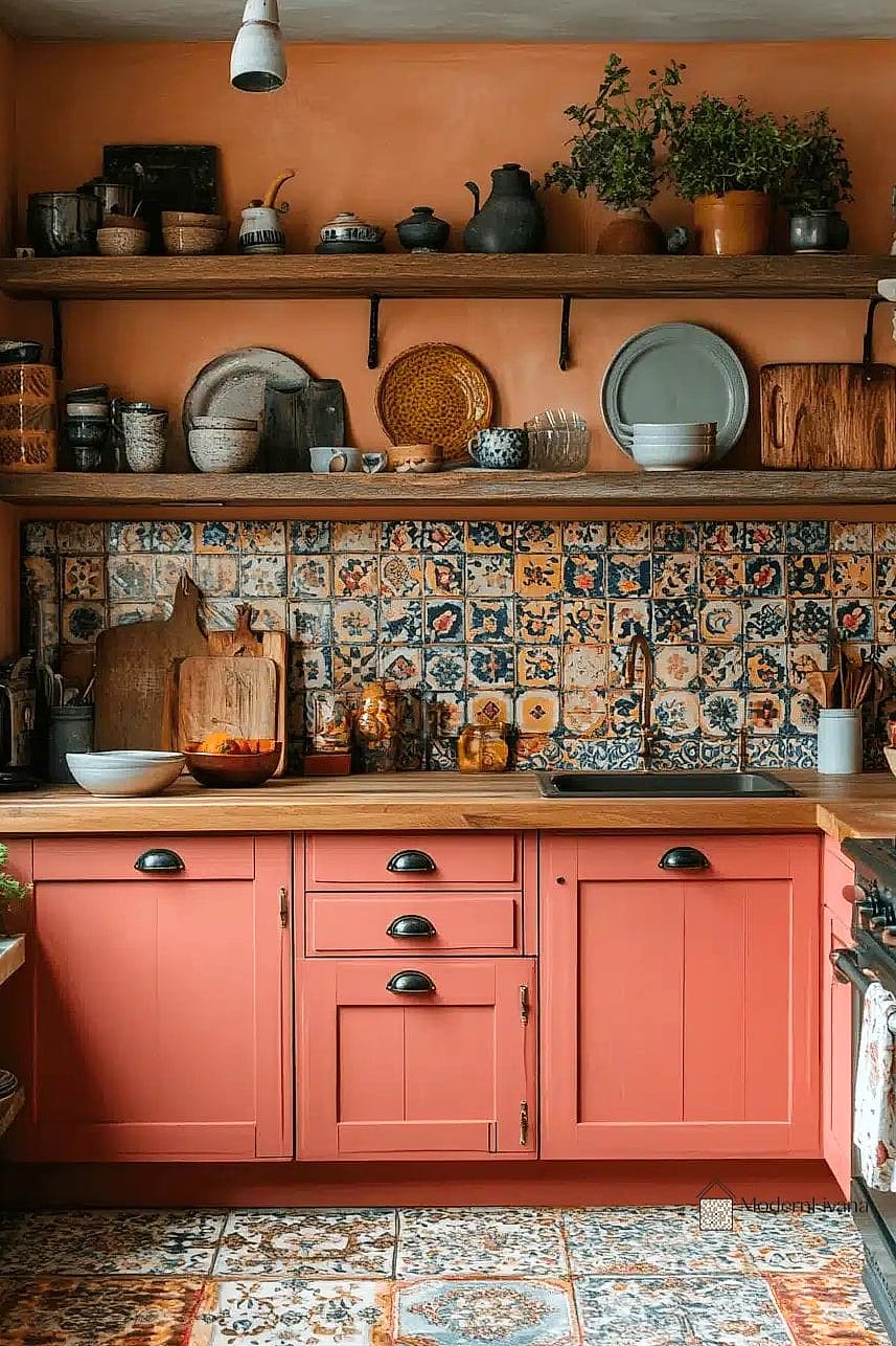 27 Black Cabinets Ideas Trending on Pinterest This Year 17 Black Cabinets with Terracotta or Warm Tile Floors
