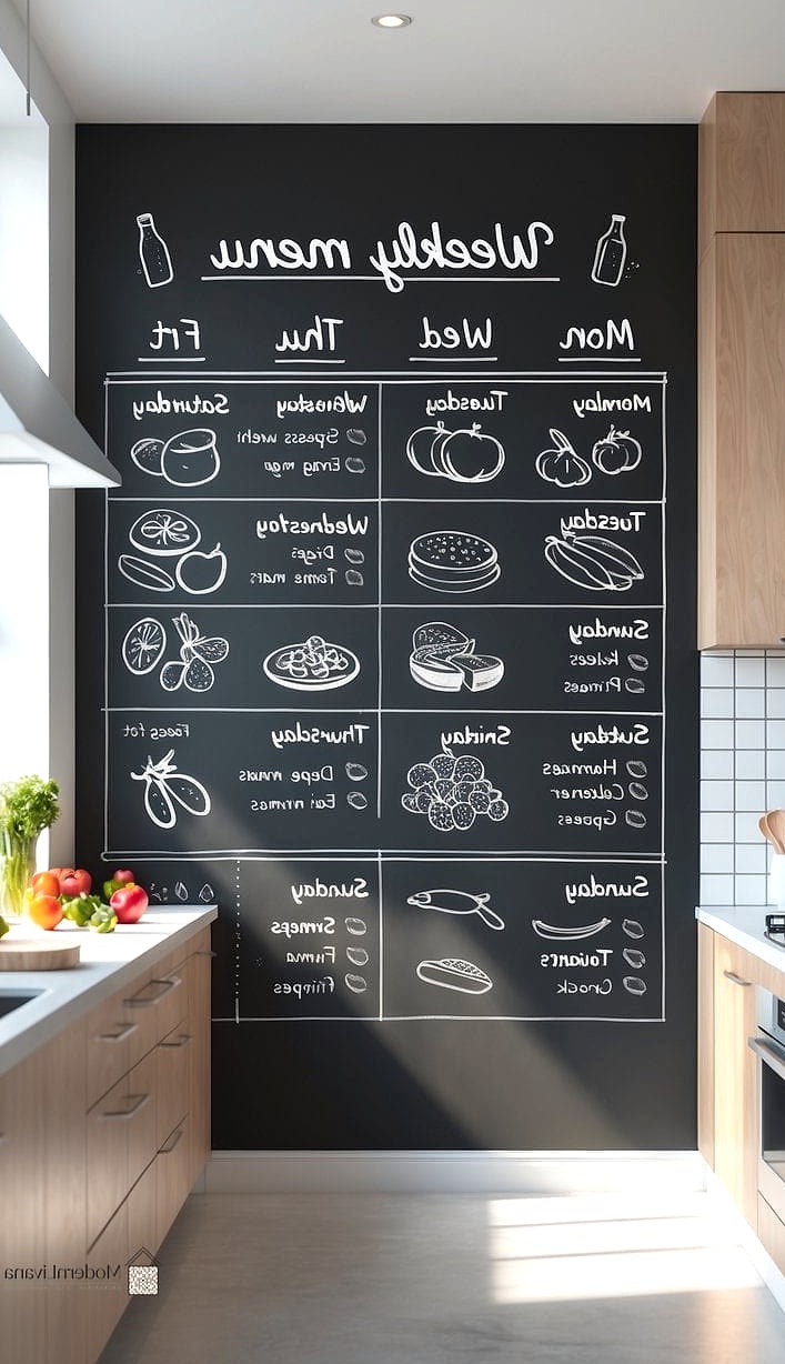 Black Chalkboard or Message Wall