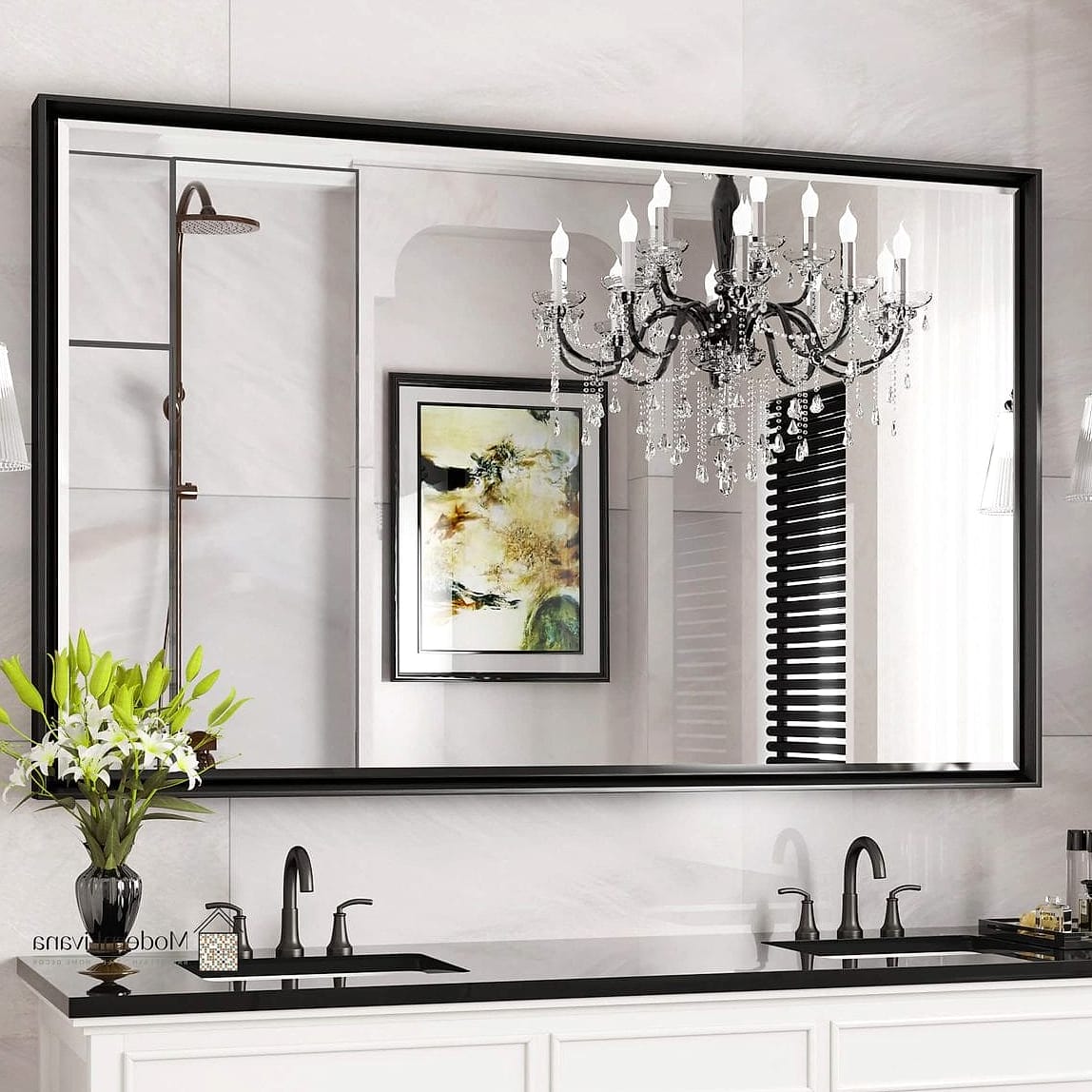 Black Framed Mirror