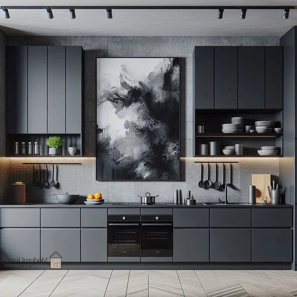 Black and Gray Layered Palette