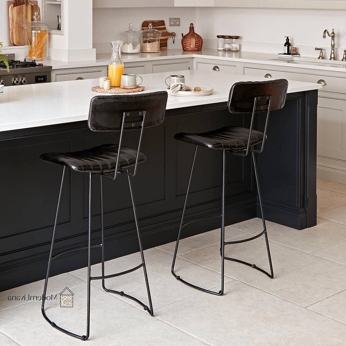 Black Kitchen Bar Stools