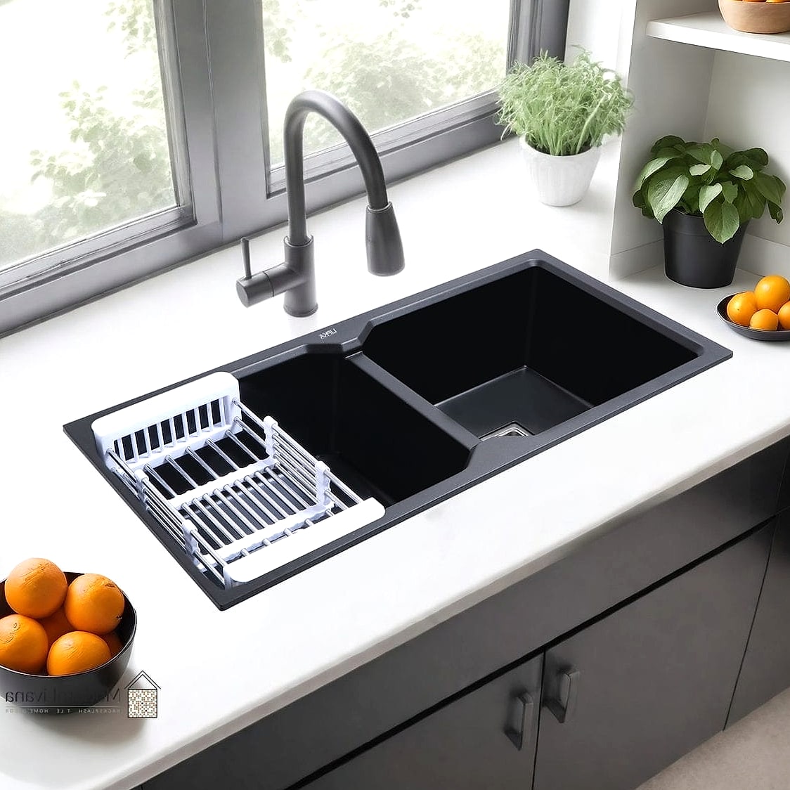 30 Black Kitchen Ideas You'll Want to Save Right Now 15 Black Kitchen Sink
