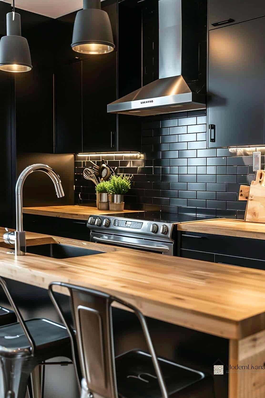Black Tile for Contrast