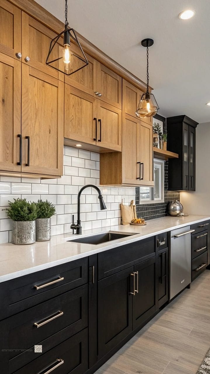 Black and White Mosaic Tile