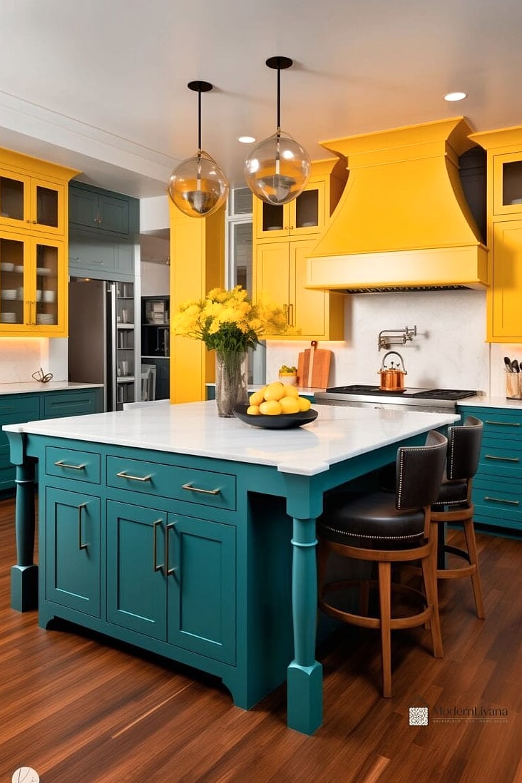 Bold Color on the Island Only