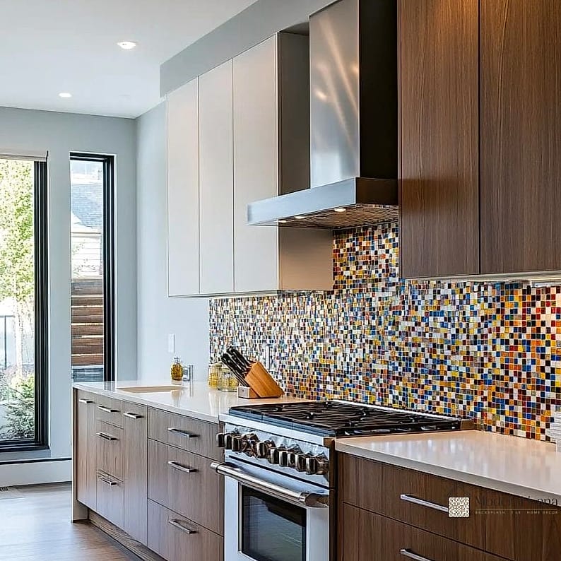Bold Colorful Tile as a Statement