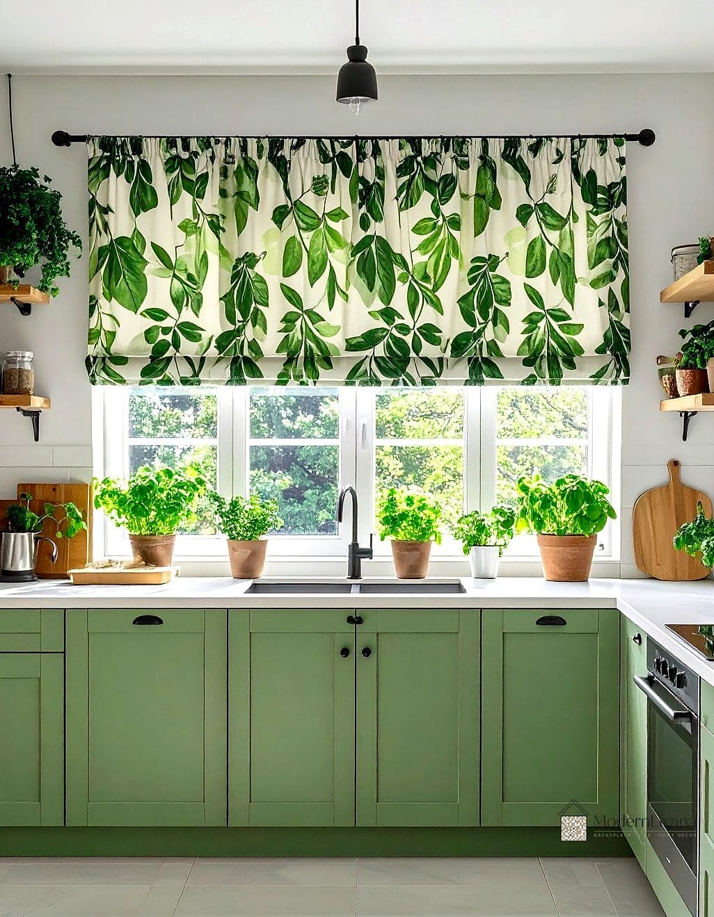 Botanical Print Roller Shades