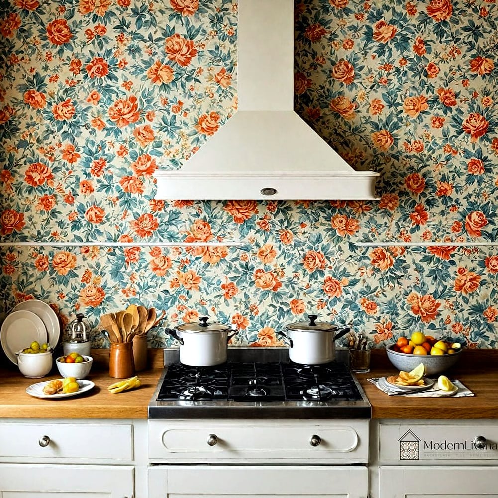 Botanical Wallpaper Accent