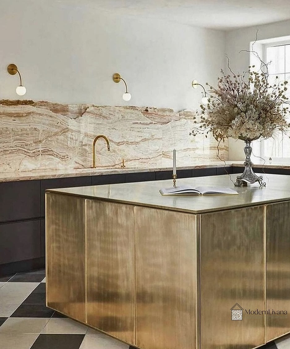 Brushed Brass Hardware Throughout
