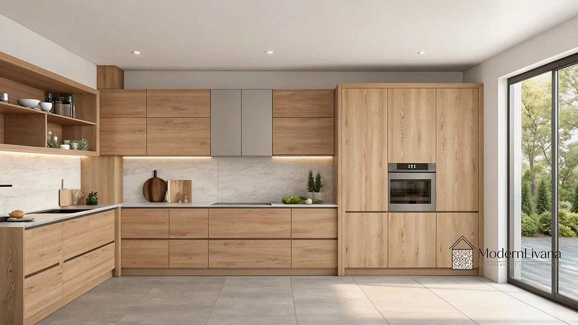 25 Flat Panel Kitchen Ideas That Will Transform Your Space 25 Budget-Friendly Peel-and-Stick Flat Panel Look