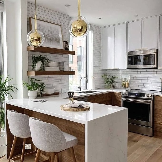 25 Kitchen Peninsula Ideas Stylish Functional Peninsula Ideas Perfect for Any Budget 25 Budget-Friendly Peninsula with Laminate Counters
