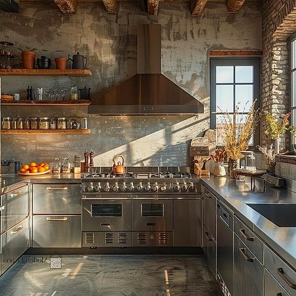 Build an Open Shelving Zone Near Your Appliances
