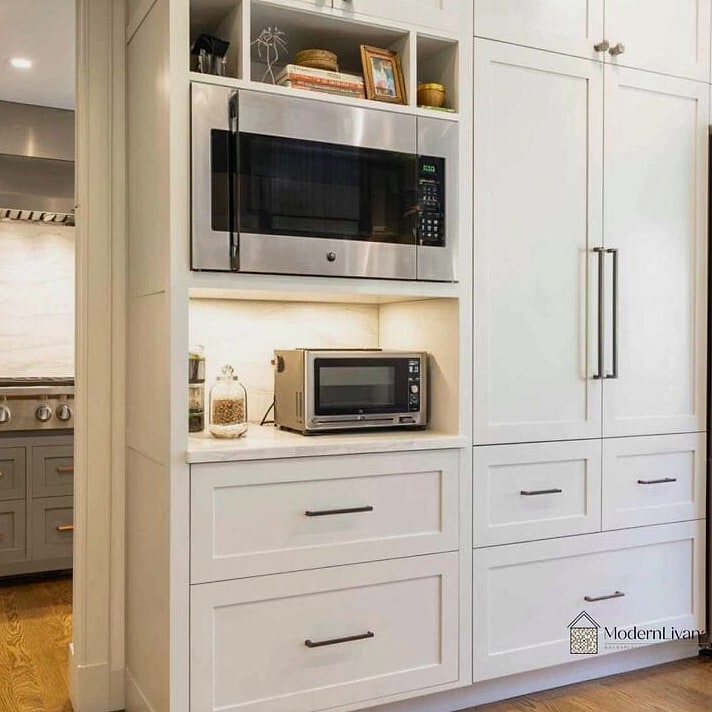 A Built-In Microwave Drawer