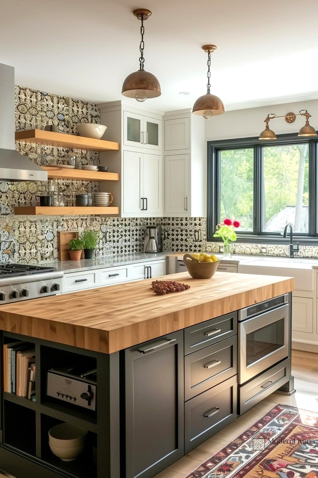 22 Modern Kitchen Ideas Worth Bookmarking Before You Renovate 7 Butcher Block Countertop Sections