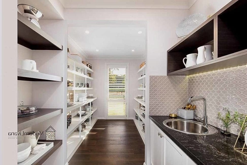 25 Kitchen Layout Ideas Functional Layouts Ideas That Look Expensive But Aren't 14 Butler's Pantry Pass-Through