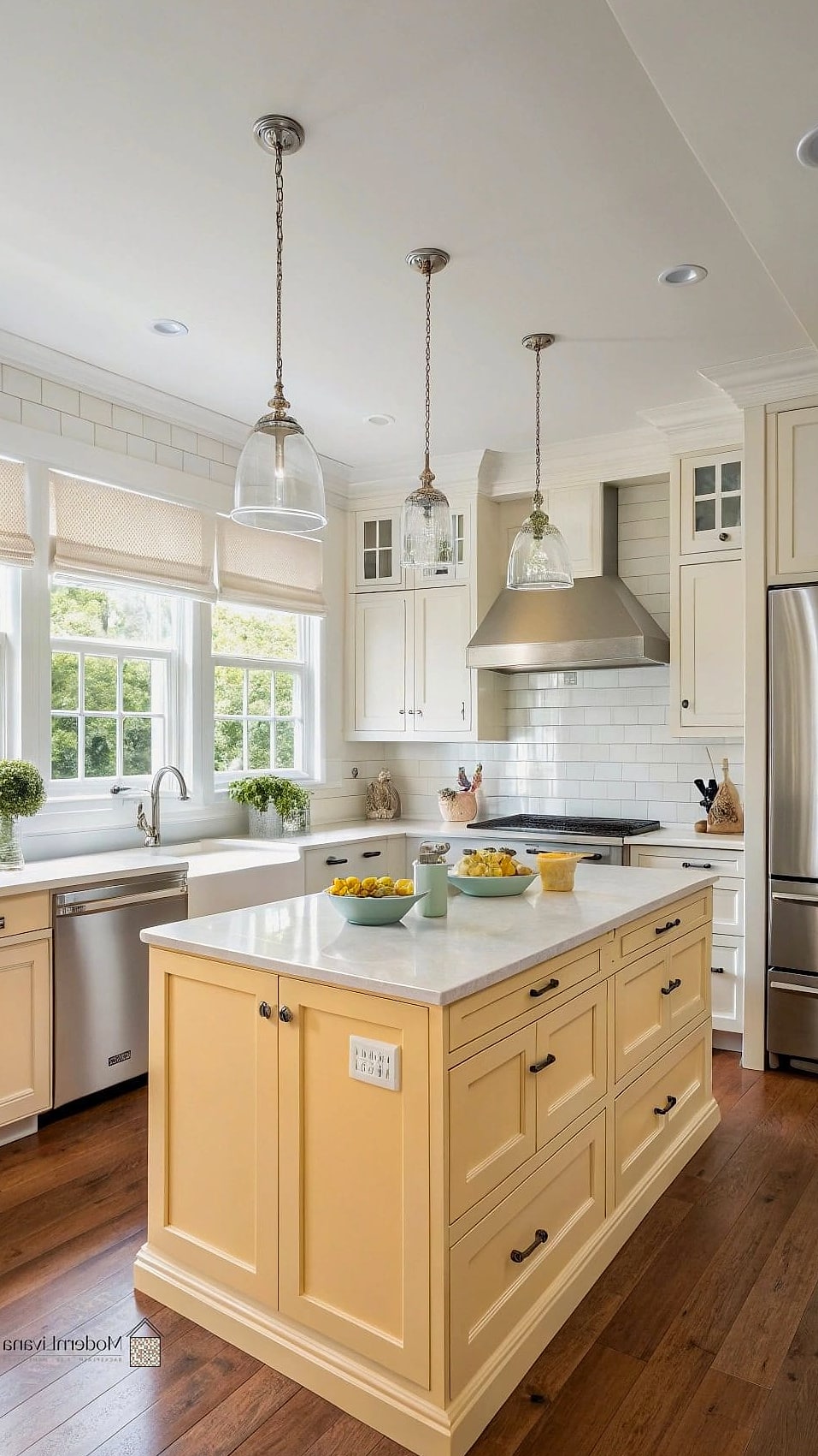 30 Yellow Kitchen Ideas to Show Your Contractor 2 Butter Yellow Cabinets