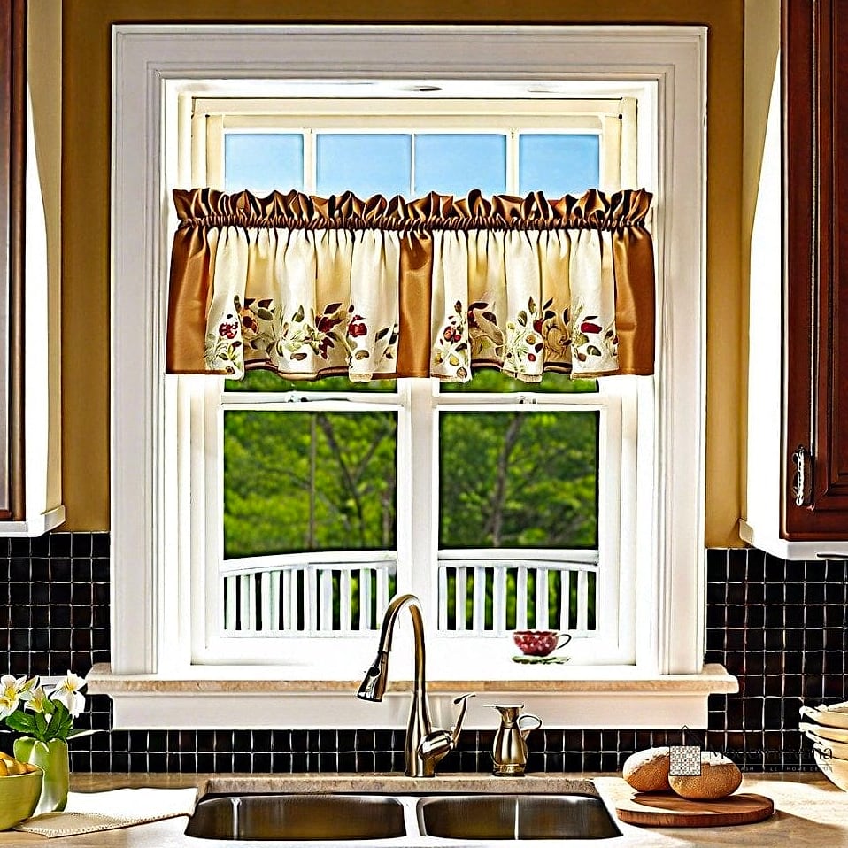 Café Curtains on a Tension Rod