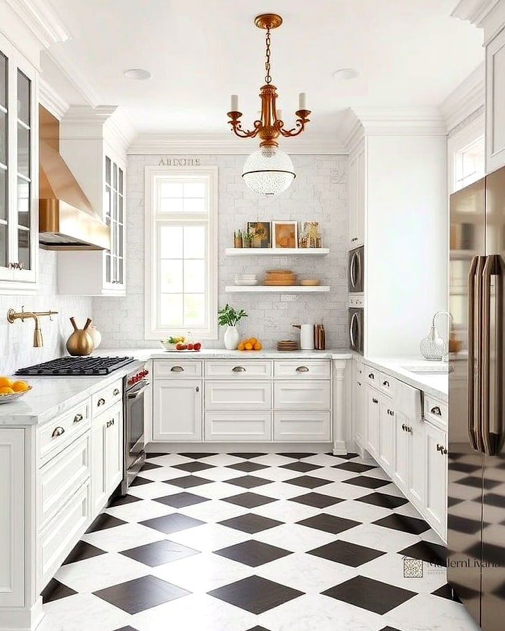 Checkered Countertop Edge Detail