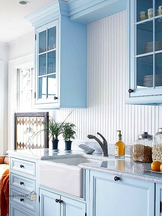 Classic Beadboard Backsplash