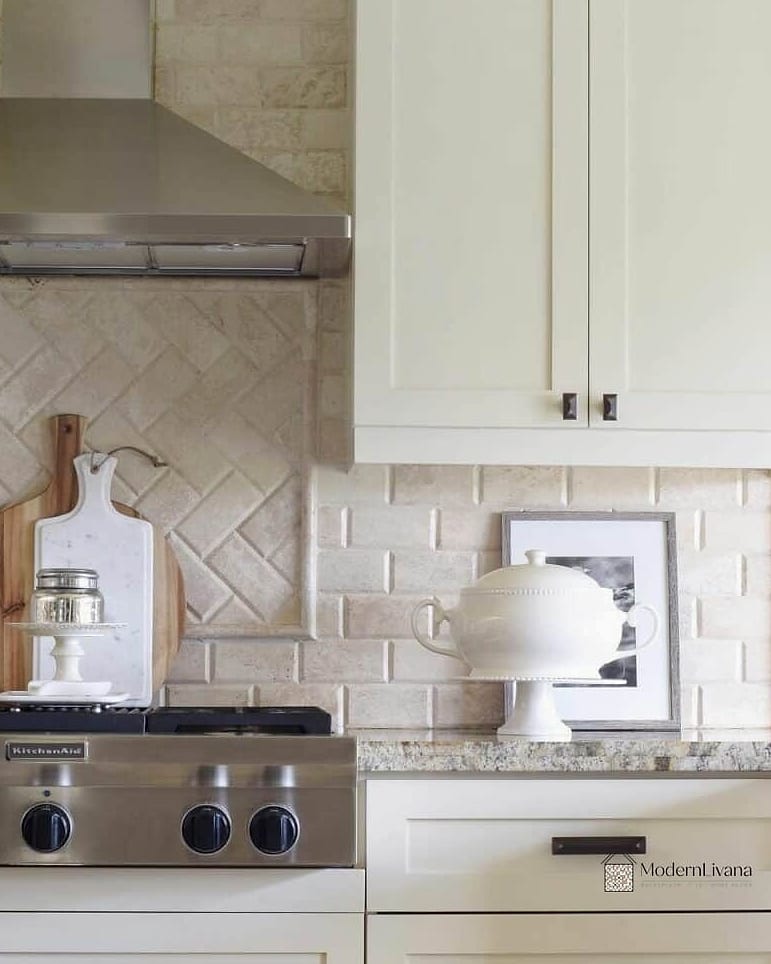 Classic Beige Subway Tile