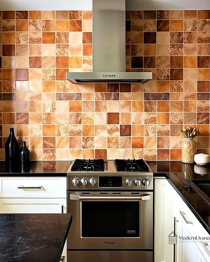 Classic Grid Ceramic Tile in Off-White