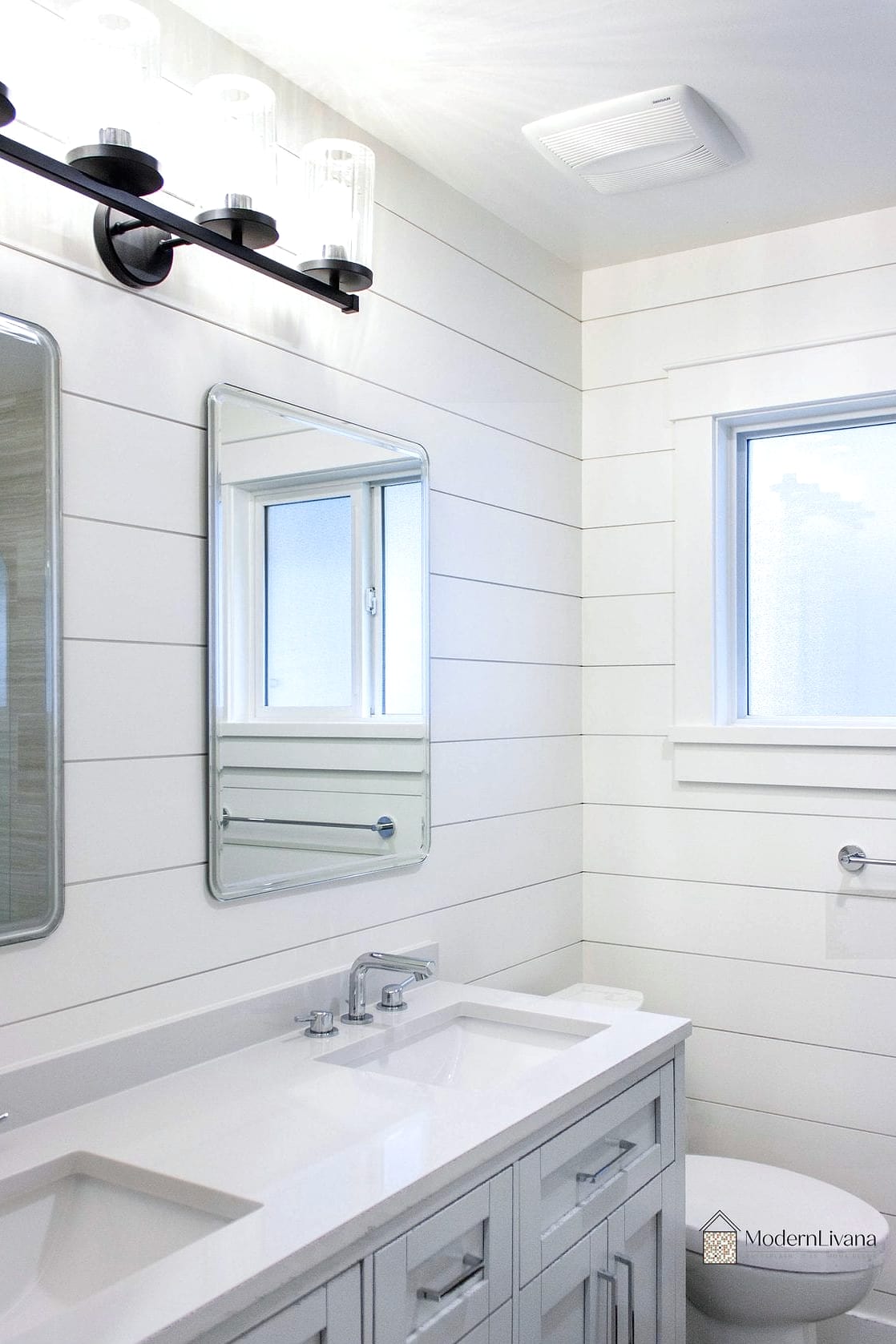 Classic White Shiplap Walls