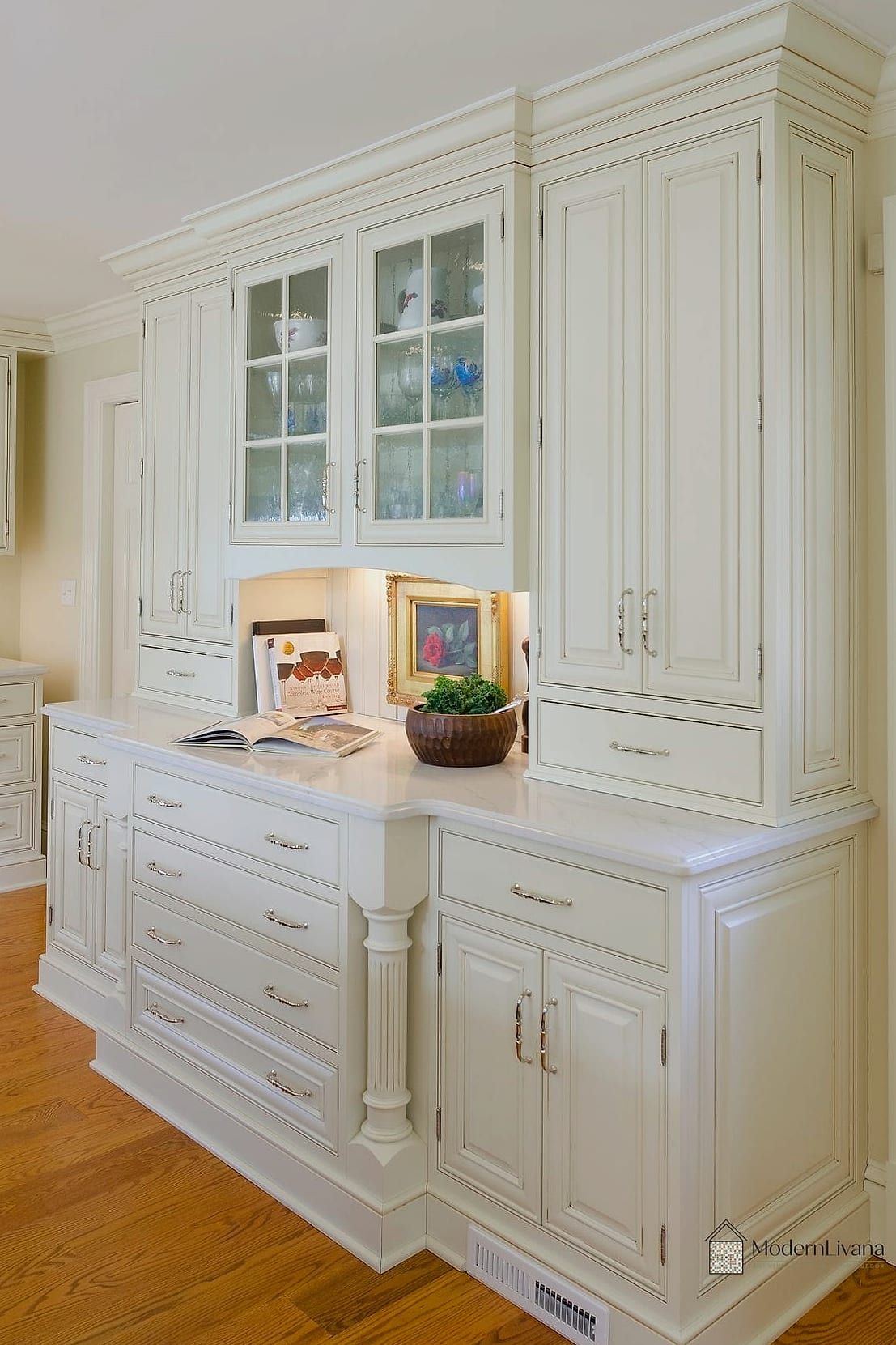 Classic White Raised Panel Cabinets