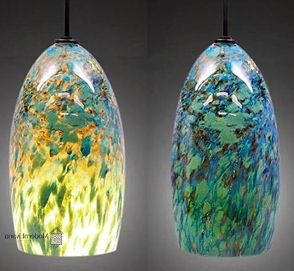 23 Pendant Lights for Kitchen Ideas That Will Change How You See Your Home 7 Colored Glass Pendants