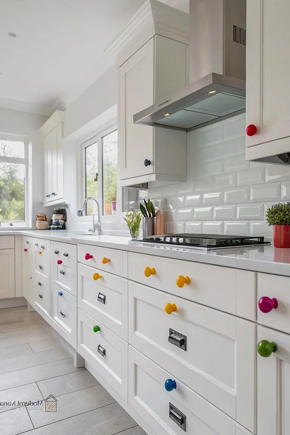 28 Hardware for White Cabinets Ideas That Will Change How You See Your Home 15 Colorful Ceramic Knobs