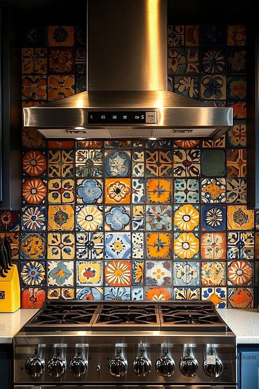 29 Best Backsplash Ideas for Every Home Style and Budget 9 Colorful Ceramic Tile
