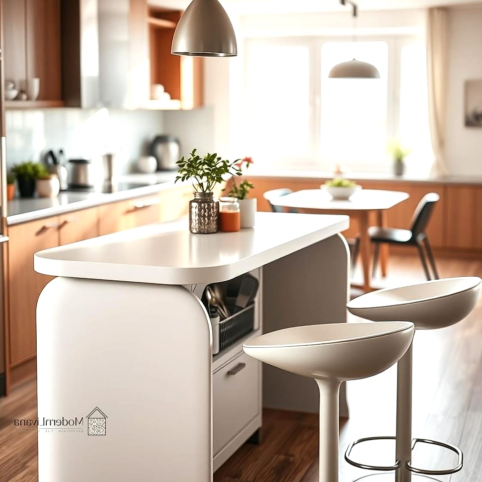 27 Kitchen Island Ideas for Every Home Style and Budget 8 Compact Island for Small Kitchens