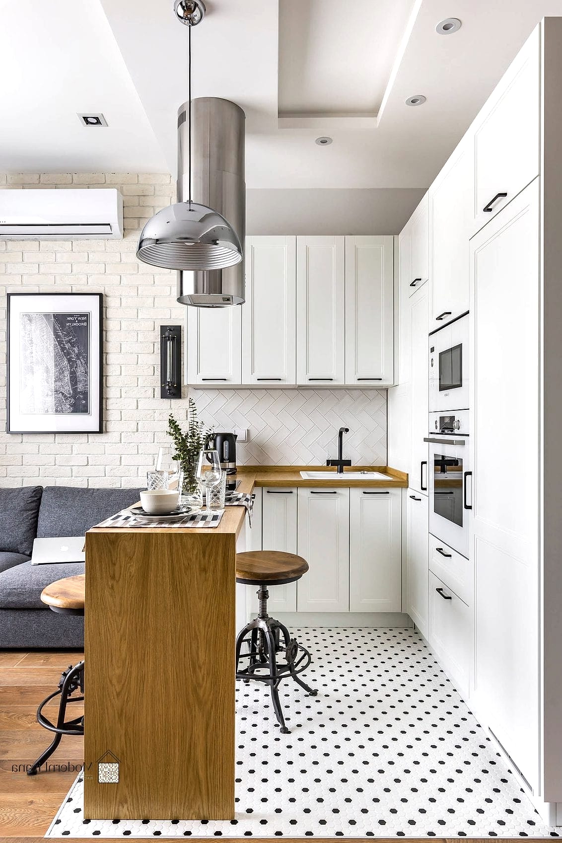 25 Kitchen Peninsula Ideas Stylish Functional Peninsula Ideas Perfect for Any Budget 19 Compact Peninsula for Studio or Tiny Kitchens