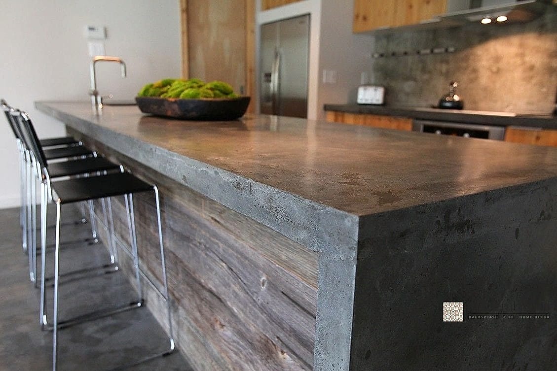 27 Kitchen Island Ideas for Every Home Style and Budget 22 Concrete Countertop Island