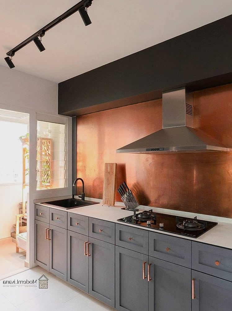 Copper Backsplash Tiles