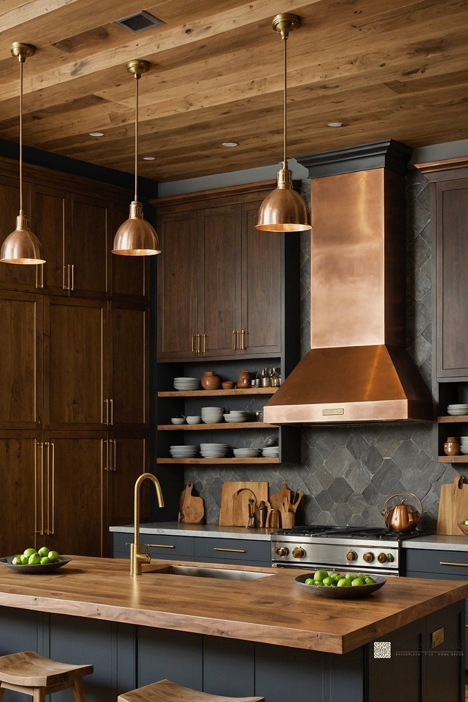 Copper or Brass Cookware on Display