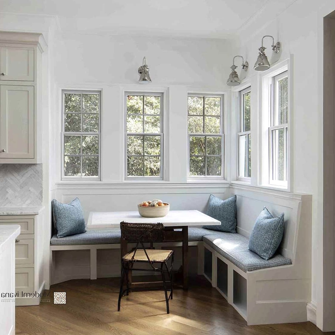 Corner Nook with L-Shaped Bench