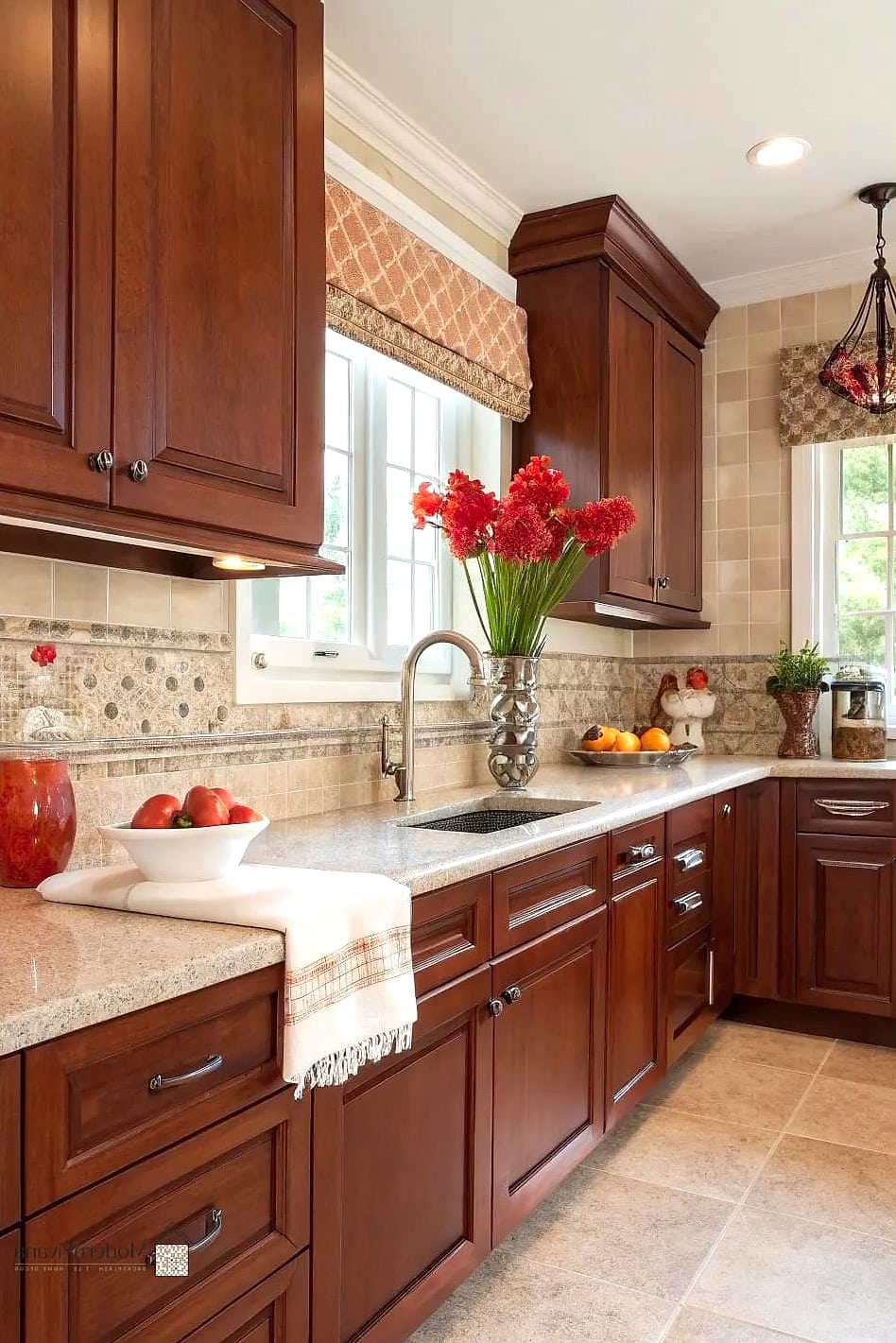 Cottage-Style Beadboard Backsplash