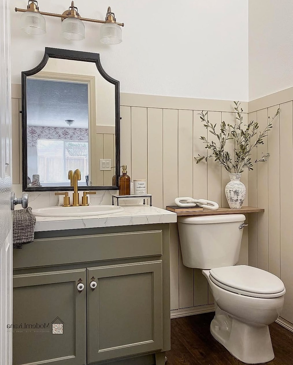 Cottage-Style Shiplap with Beadboard Trim