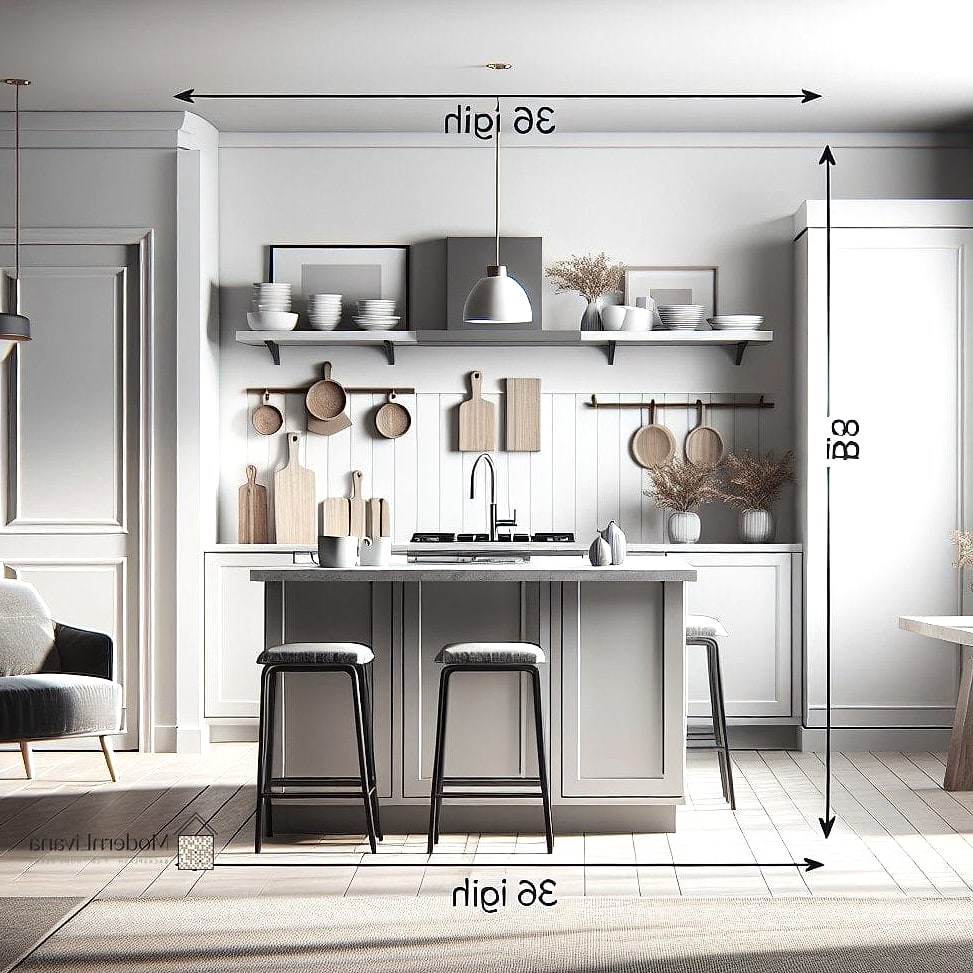 14 Minimalist Kitchen Ideas You Haven't Seen Before 7 Countertop-Height Backsplash Only