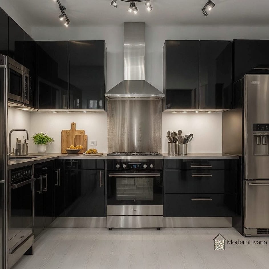 Create a Sleek All-Black Kitchen