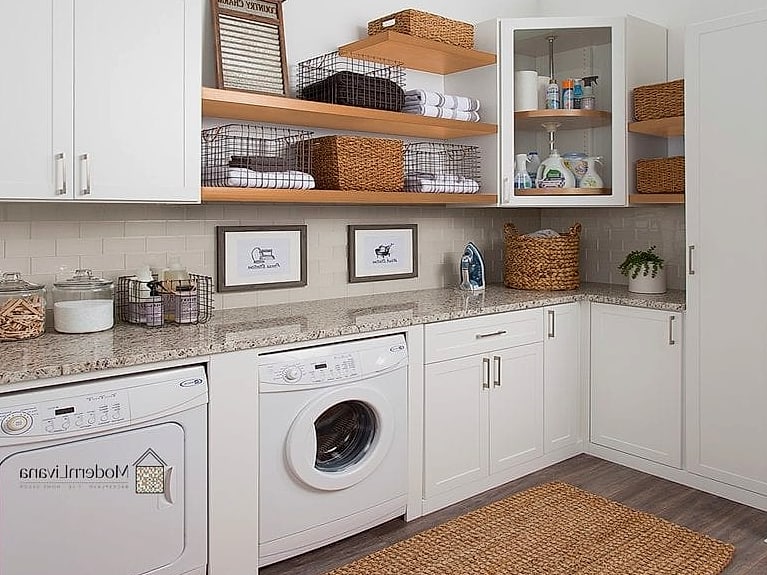 Crisp White Shaker Cabinets