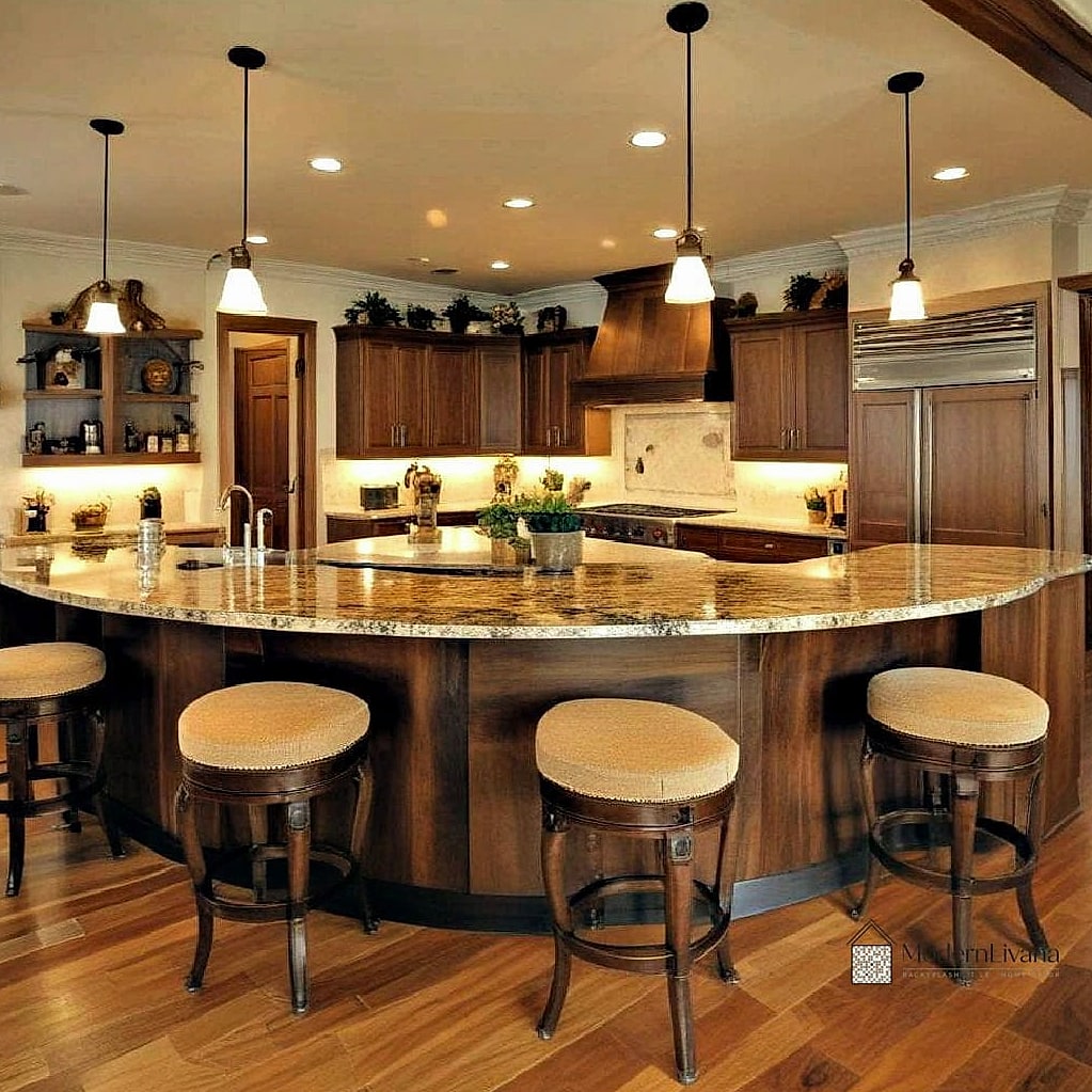 27 Kitchen Island Ideas for Every Home Style and Budget 14 Curved Island