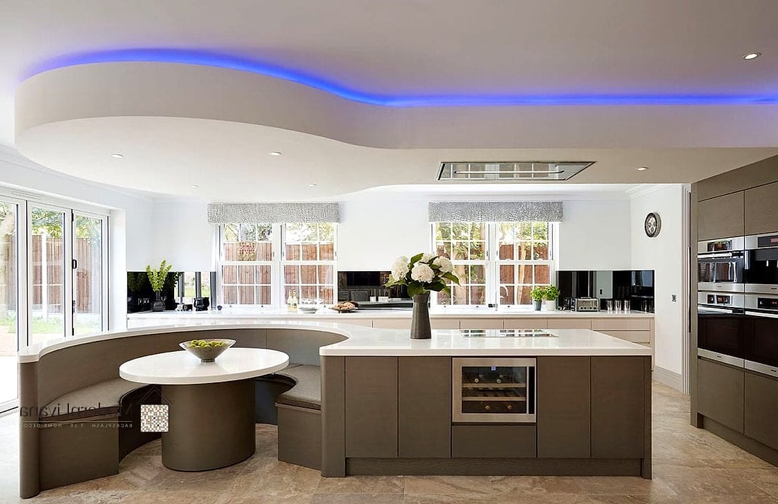 Curved Kitchen Islands