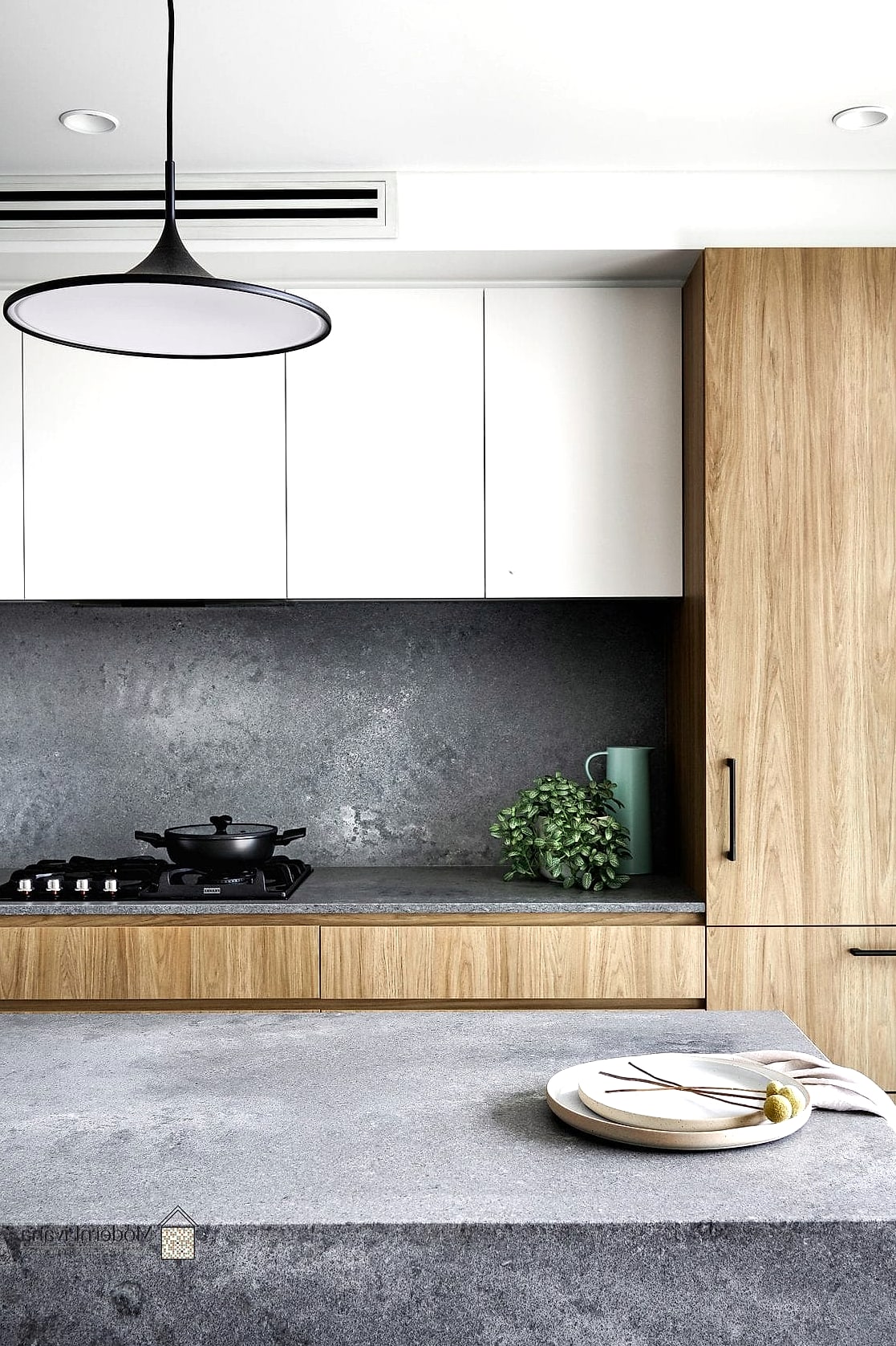 Dark Concrete-Look Tile