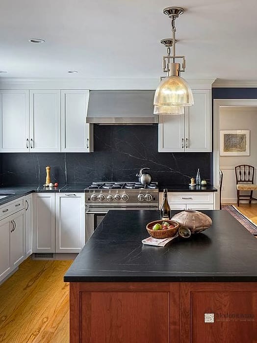 Dark Soapstone for Moody Kitchens